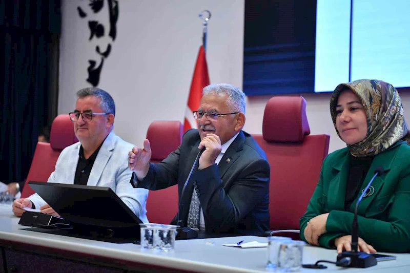 Kayseri Büyükşehir Belediye Meclisi toplandı