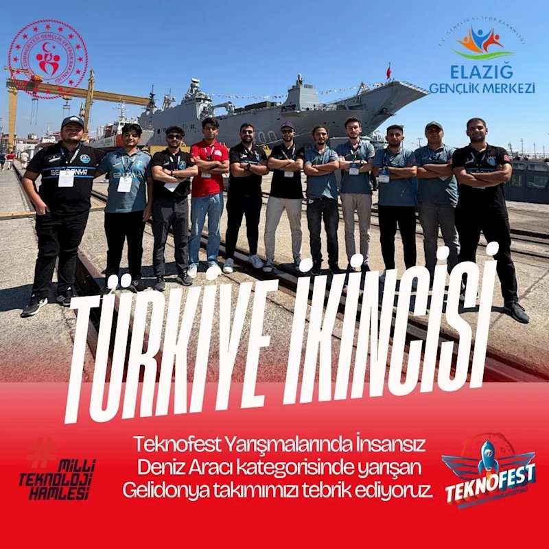 TEKNOFEST’te Elazığ’a 2’ncilik
