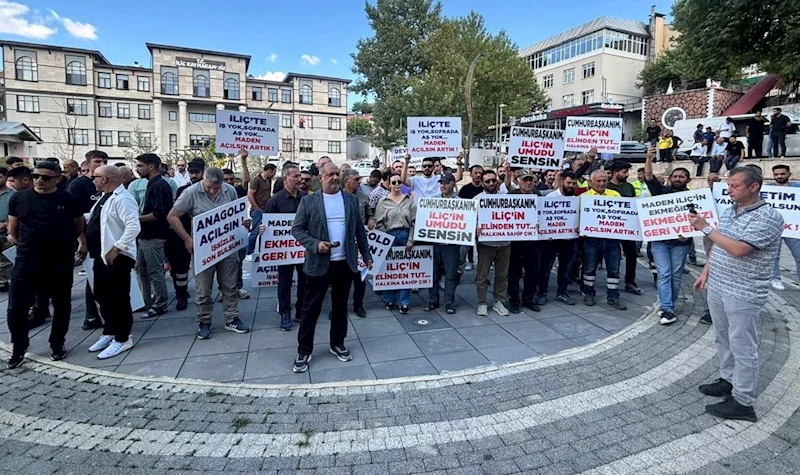 İşlerini geri isteyen İliç halkından basın açıklamasıyla çağrı
