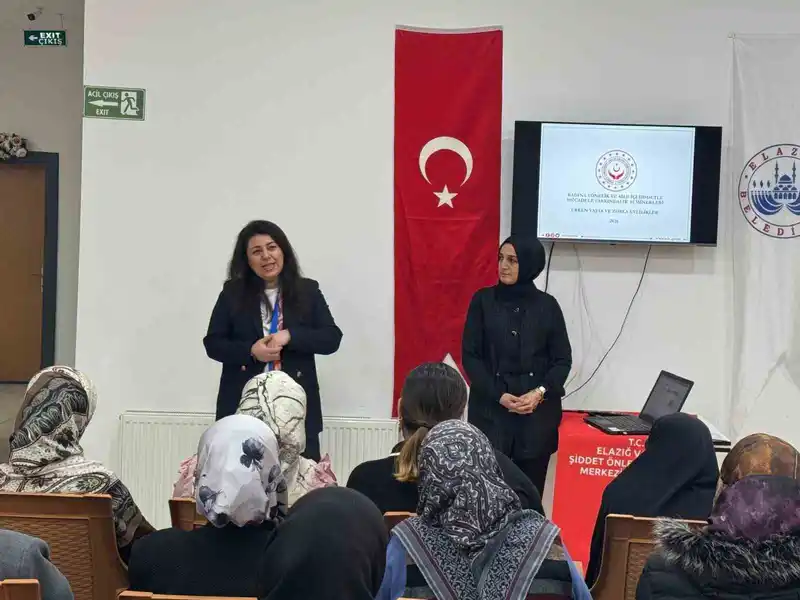Elazığ'da Kadına Yönelik Şiddetle Mücadele Eğitimi Düzenlendi