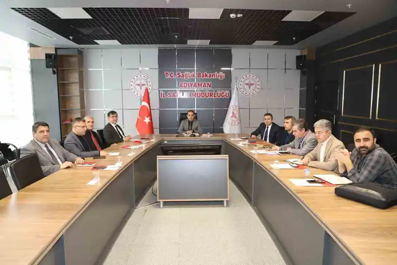 Adıyaman'da Sağlık Hizmetleri İçin Koordinasyon Toplantısı Yapıldı