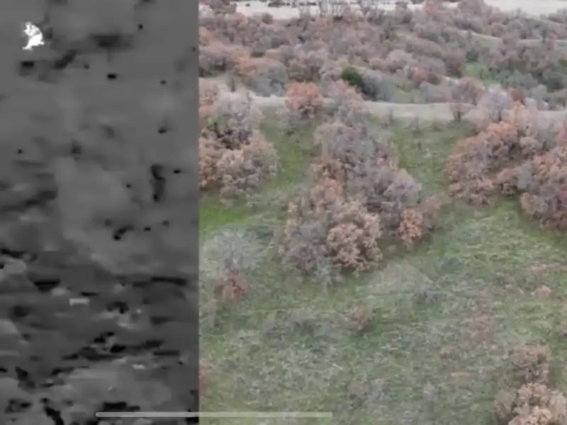 Termal drone ile 2 kaçak avcı yakalandı