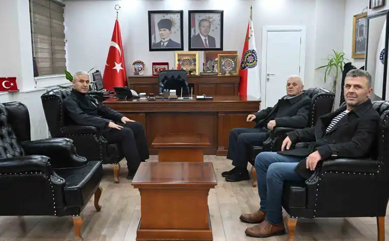 Ergüder, Şehit Polis Tülünk'ün Ailesini Makamında Ağırladı