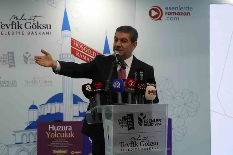 Esenler'de Ramazan hazırlıkları: 150 bin iftar ve Gazze'de 10 bin kişilik iftar