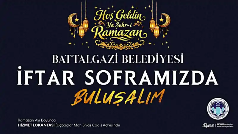 Battalgazi'de Ramazan iftarları Hizmet Lokantası'nda