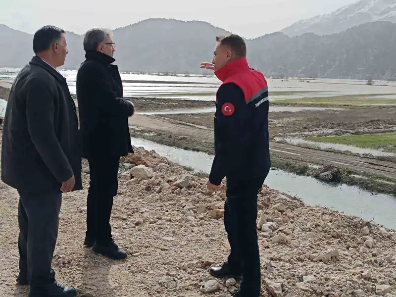 Gembos Ovası'nda taşkın sonrası saha incelemesi