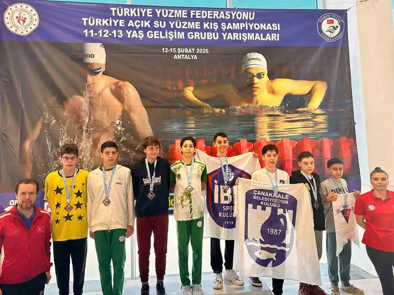 Denizlili yüzücü İbrahim Kaan Polat Türkiye şampiyonu oldu