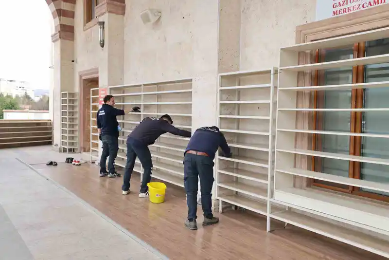 Tokat'ta camiler Ramazan için temizlendi