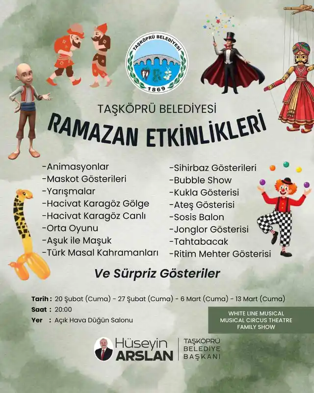 Taşköprü'de Ramazan Etkinlikleri Başlıyor