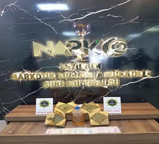 Erzurum'da uyuşturucu operasyonu: 3 tutuklama