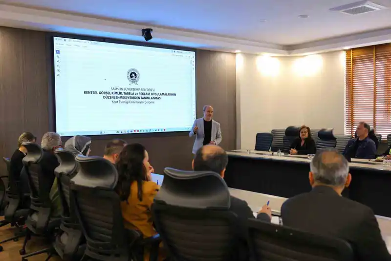 Samsun'da tabela kirliliğine karşı estetik hamlesi