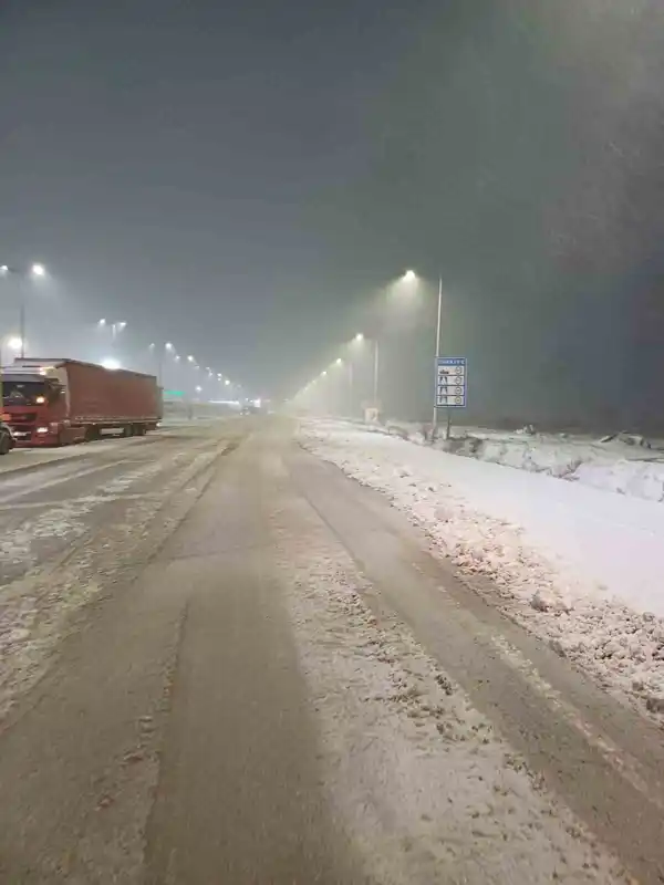 Balkanlar'dan Gelen Kar Sınırı Aştı