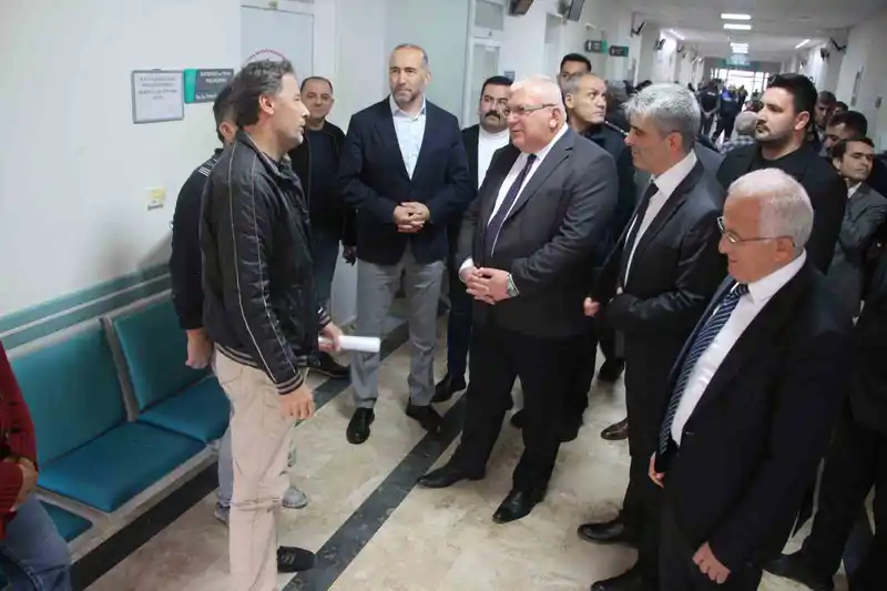 Kumluca Devlet Hastanesi'nde 1 yılda 424 bin hasta muayene edildi