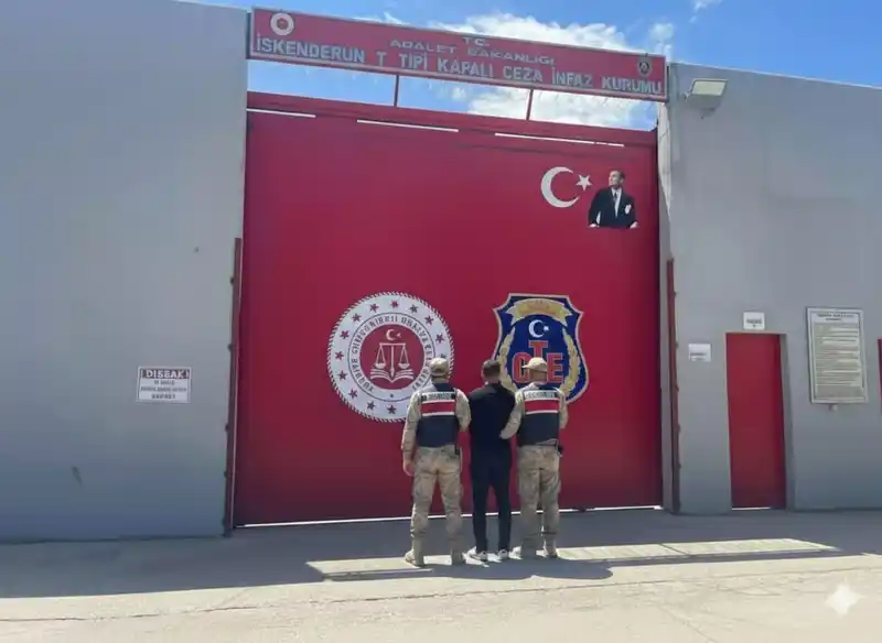 Hatay'da 25 yıl hapis cezası bulunan şahıs yakalandı
