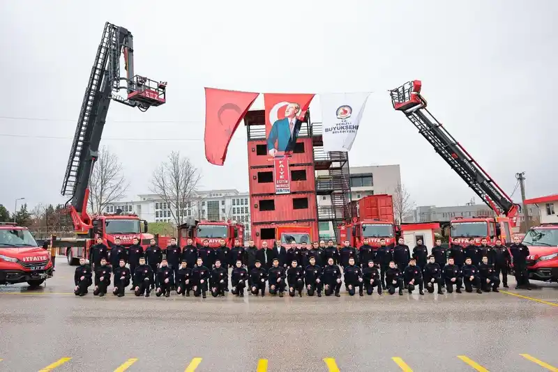 Denizli'ye 40 yeni itfaiye memuru katıldı