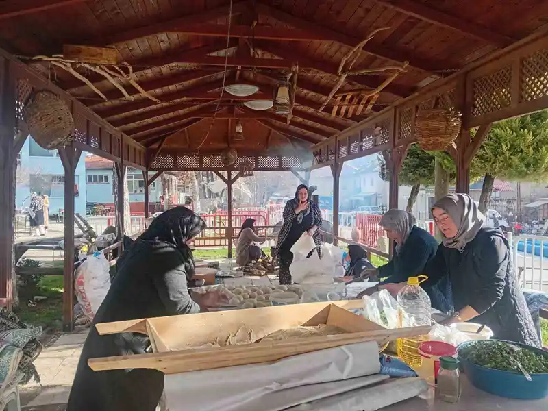 Sofular Köyü'nde dikiş nakış kursu için sergi düzenlendi