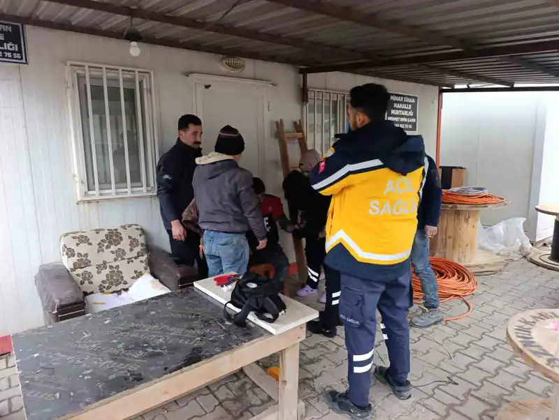 Adıyaman'da matkap kazası: İşçi yaralandı