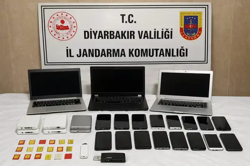 Diyarbakır'da dolandırıcılık ve bahis operasyonu: 5 tutuklama