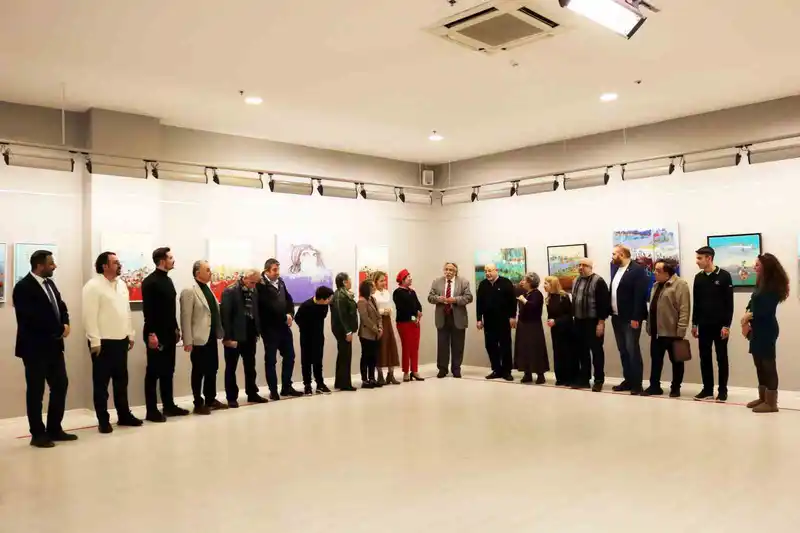 Hatice Aydoğan'ın 'Mavi Nefes' Sergisi SANKO Sanat Galerisi'nde