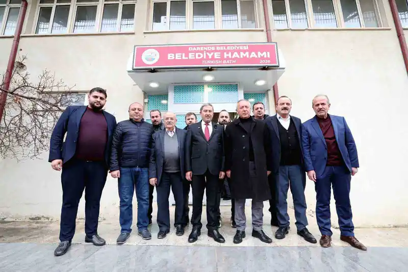 Darende'de atıl belediye hamamı yenilenerek hizmete açıldı
