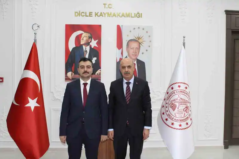 Diyarbakır Emniyet Müdürü Dicle Kaymakamı'nı Ziyaret Etti