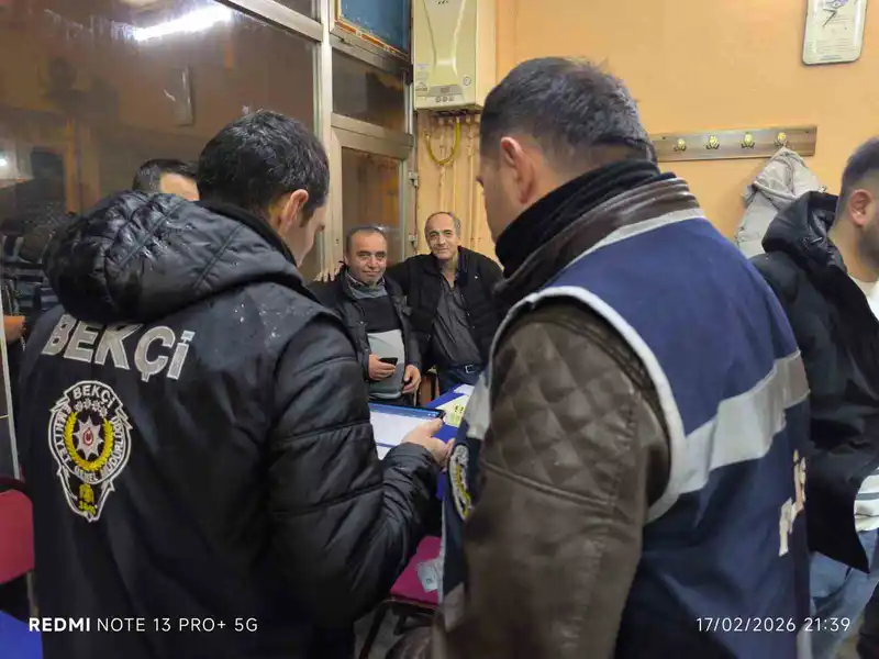 Şuhut'ta umuma açık yerlerde asayiş denetimi yapıldı