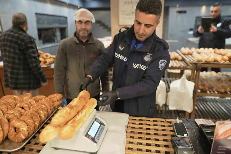 Melikgazi'de fırınlara Ramazan denetimi