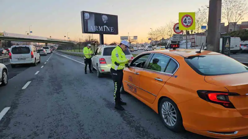 Zeytinburnu'nda dronla kaynakçı denetimi: 37 sürücüye ceza
