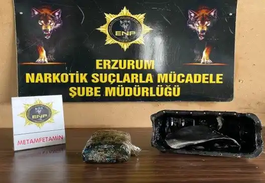 Erzurum'da 3 kilo 150 gram metamfetamin ele geçirildi, 2 kişi tutuklandı