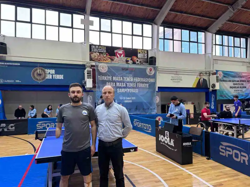 Hamza Yıldız, Paralimpik Masa Tenisi'nde Türkiye 5'incisi Oldu