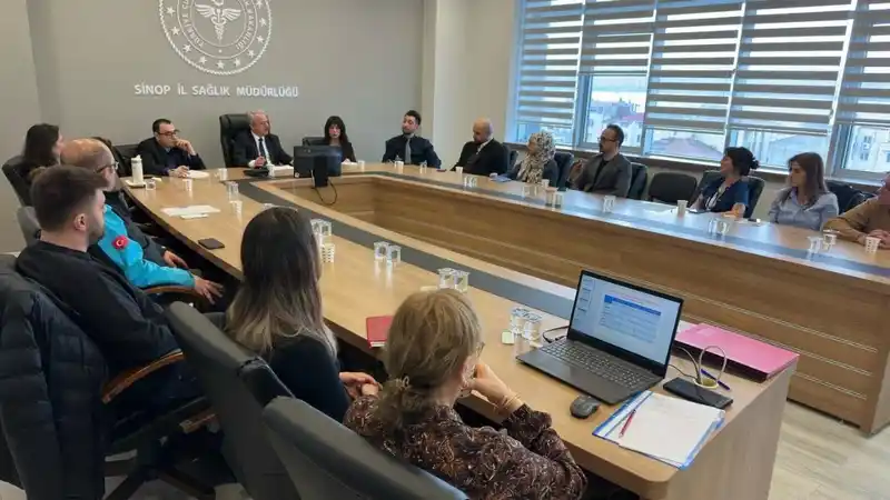 Sinop'ta Acil Sağlık Hizmetleri Komisyonu Toplantısı Yapıldı