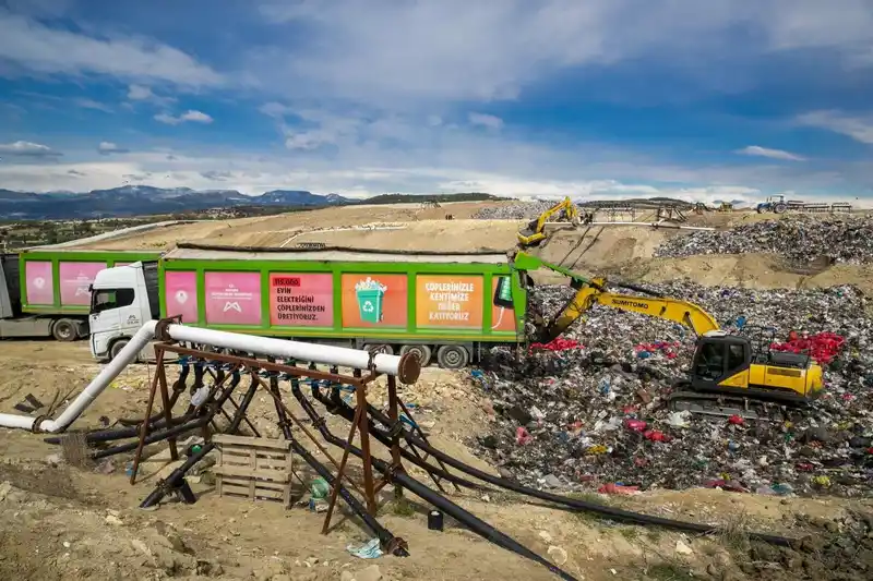 Mersin'de atıklardan 125 bin haneye elektrik üretildi