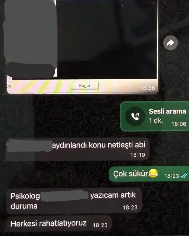 Casperlar soruşturmasında WhatsApp yazışmaları ortaya çıktı