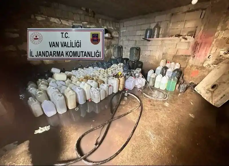 Van'da Kaçak Motorin Operasyonu: 531 Litre Ele Geçirildi