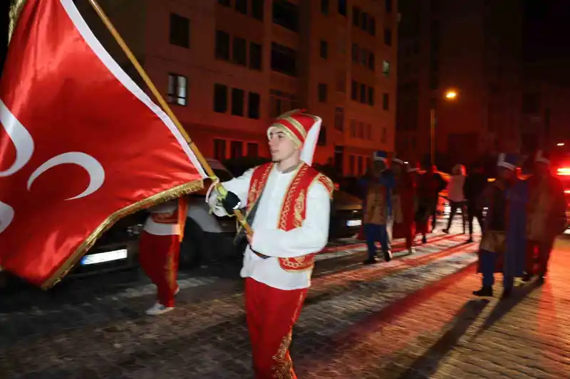 Nevşehir'de ilk sahur mehter marşlarıyla başladı