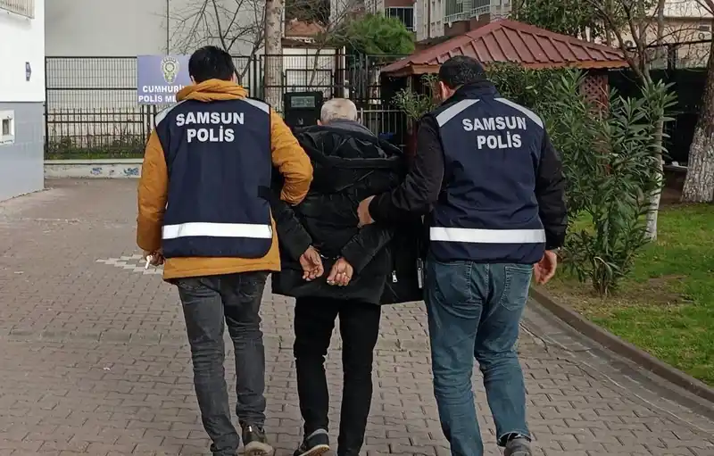 Samsun'da 35 yıl hapis cezası bulunan firari yakalandı