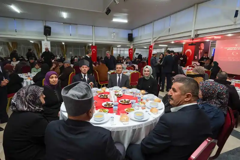 Karaman'da şehit yakınları ve gaziler iftarda buluştu
