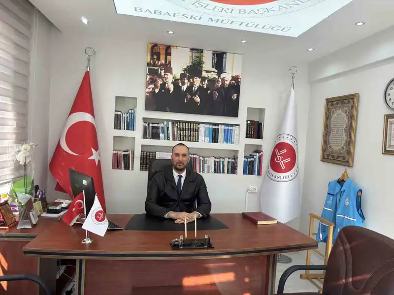 Abdullah Uygun Babaeski İlçe Müftüsü olarak göreve başladı