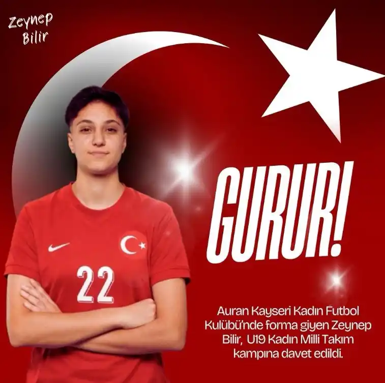Zeynep Bilir U-19 Kadın Milli Takımına Davet Edildi