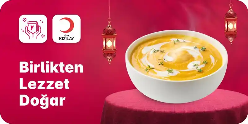 Yemeksepeti ve Kızılay'dan 4. yılında 'Birlikten Lezzet Doğar'