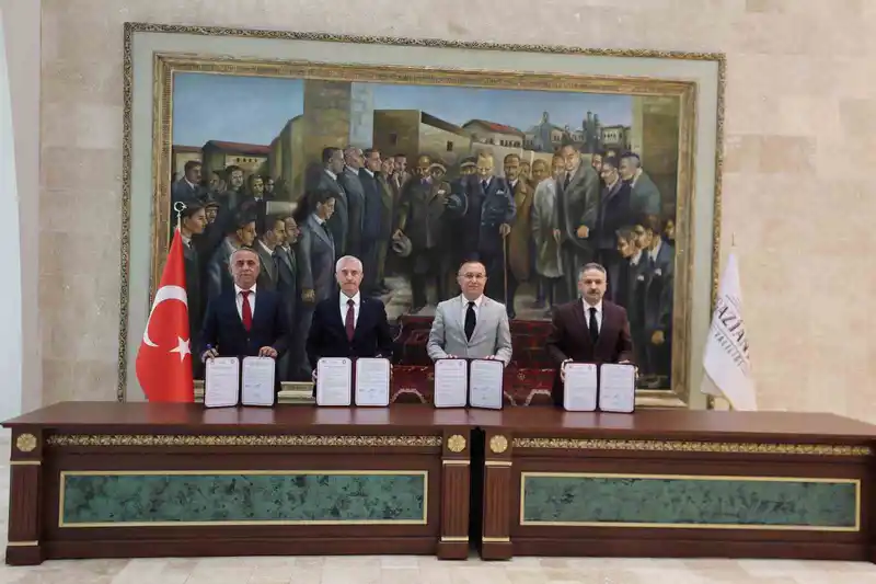 Şahinbey'de çiftçilere 5 milyon fide desteği protokolü