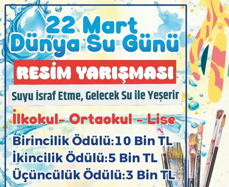 MASKİ Dünya Su Günü için resim yarışması düzenliyor