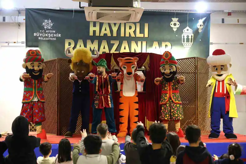 Aydın'da Ramazan Etkinlikleri Başladı, Çocuklar Eğleniyor