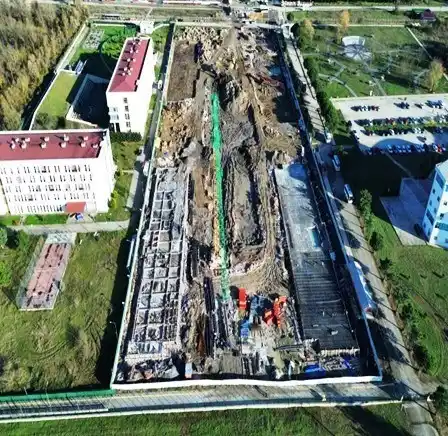 Samsun'da 2 bin kişilik öğrenci yurdu inşaatı sürüyor