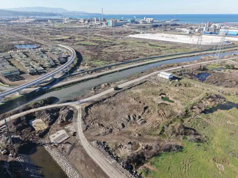 Samsun Yeni OSB'de Taşkın Kontrol Çalışmaları Değerlendirildi