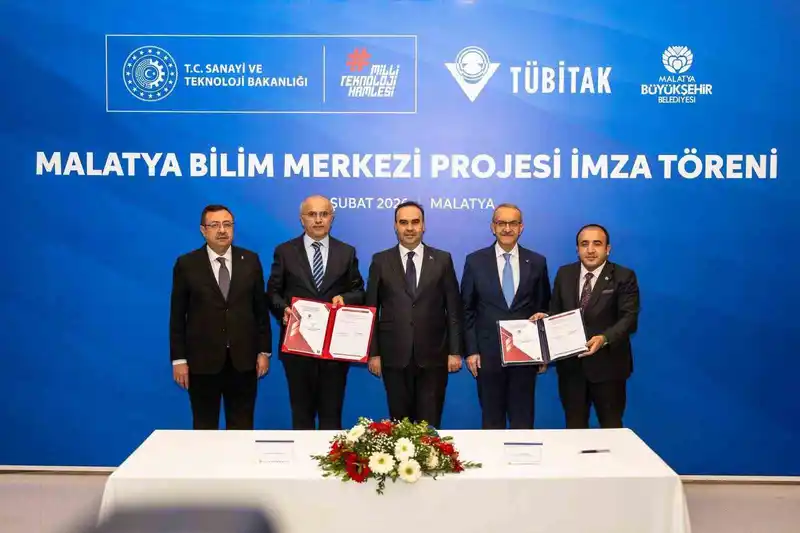 Malatya Bilim Merkezi için TÜBİTAK ve Büyükşehir Belediyesi protokol imzaladı