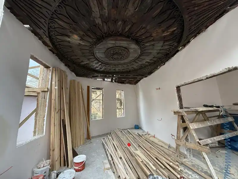 Saraylı'daki tarihi yapı restorasyonu tamamlanıyor