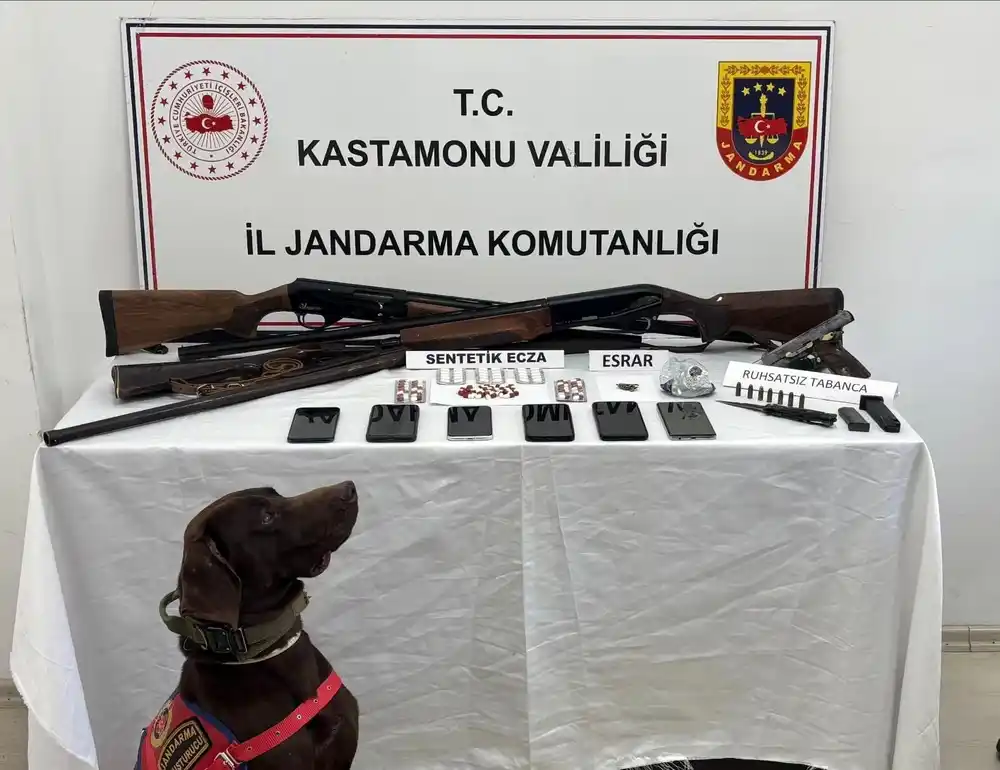 Kastamonu’da uyuşturucu operasyonu: 3 tutuklama