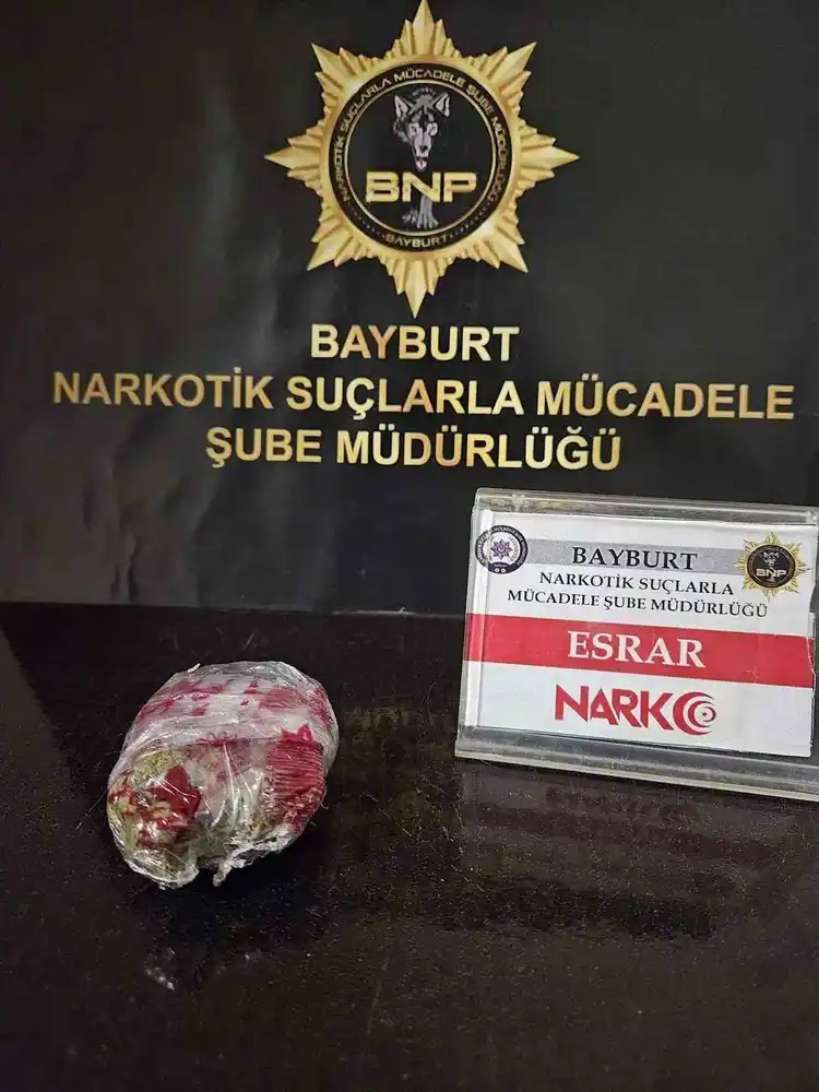 Bayburt’ta uyuşturucuyla mücadele devam ediyor