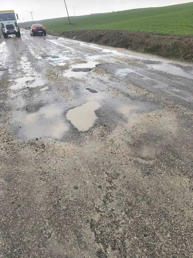 Silvan ilçesinde vatandaşlardan ’yol’ çağrısı